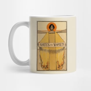 Golden Angel - Votes For Women Mug